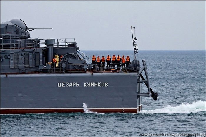 Chiến hạm tấn công Caesa kunikov của Hạm Đội Biển Đen